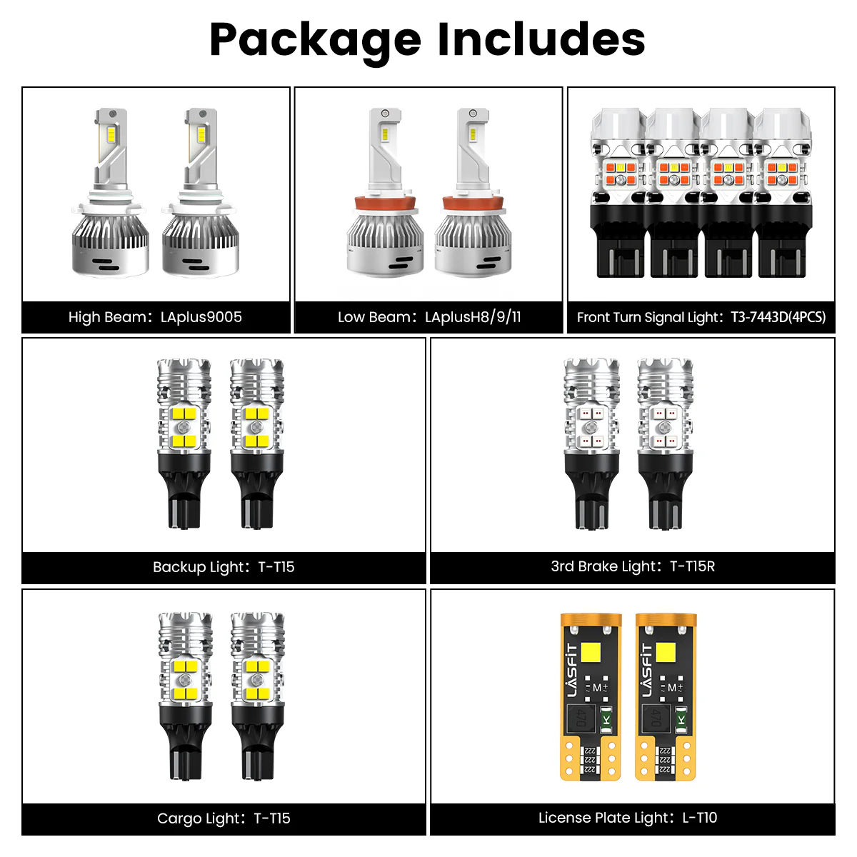 Fit for 2014-2015 Chevrolet Silverado 1500 LED Bulbs Upgrade | Tested and Verified - Image 30