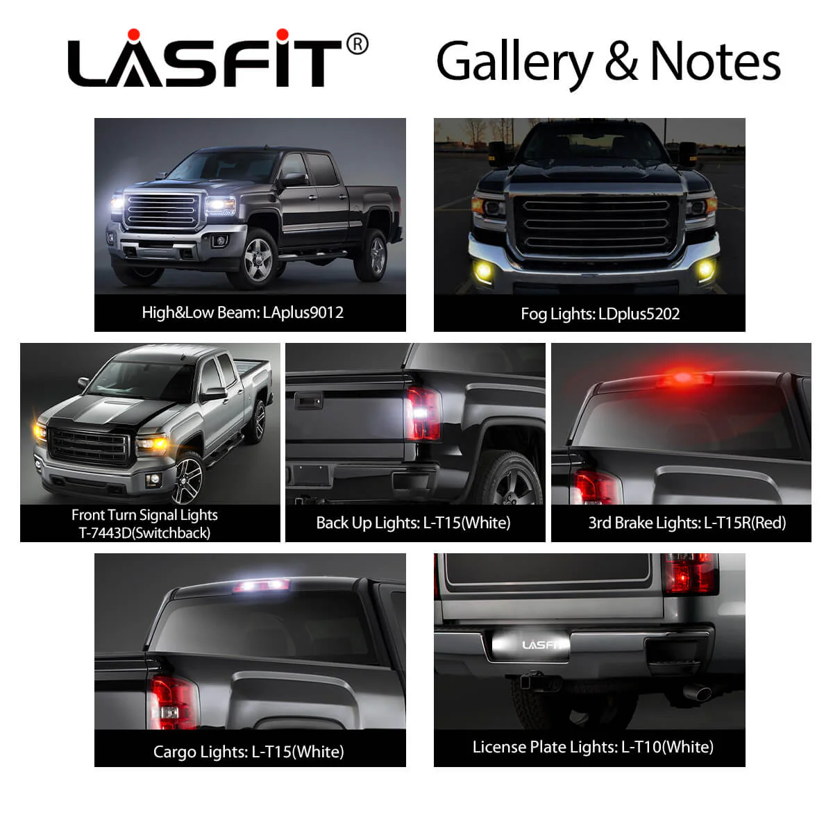 Fit for 2014-2015 GMC Sierra 1500 The Brightest LED Bulbs Upgrade | Tested and Verified - Image 3
