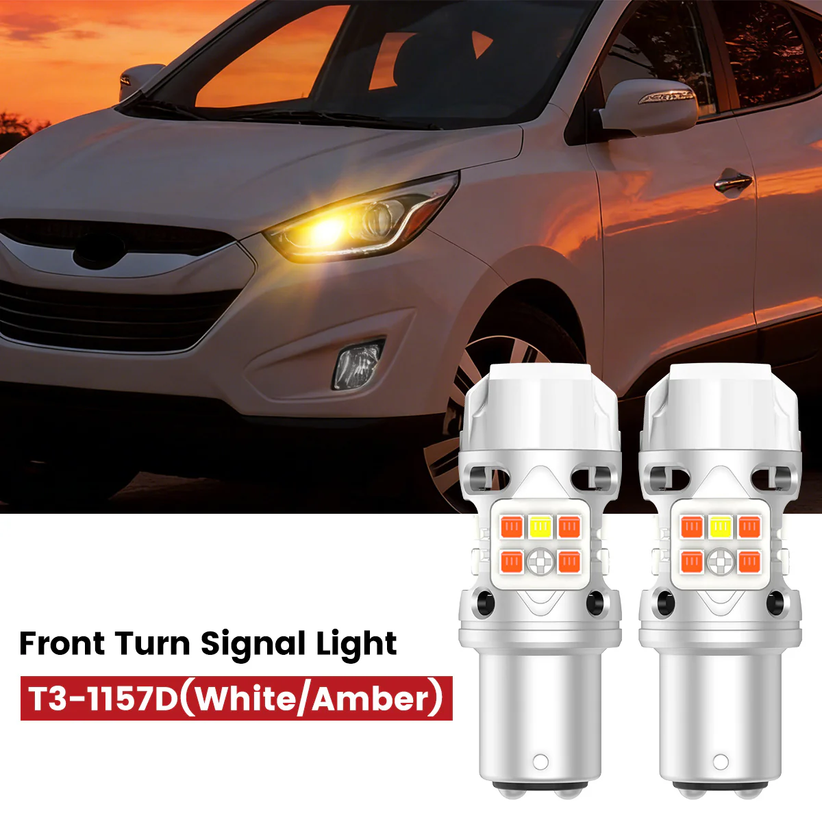 Fit for 2014-2015 Hyundai Tucson The Brightest LED Bulbs Upgrade - Image 16