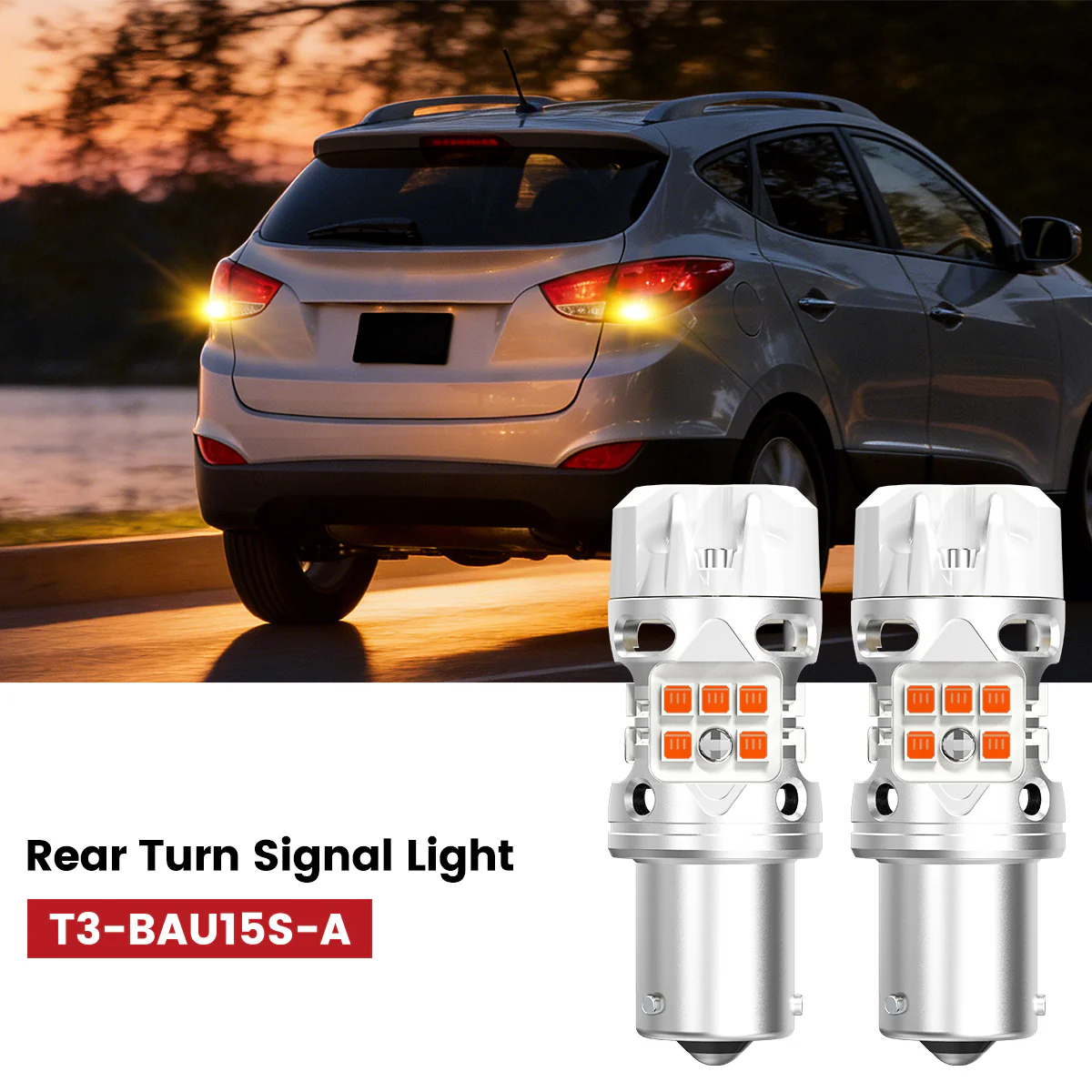 Fit for 2014-2015 Hyundai Tucson The Brightest LED Bulbs Upgrade - Image 20