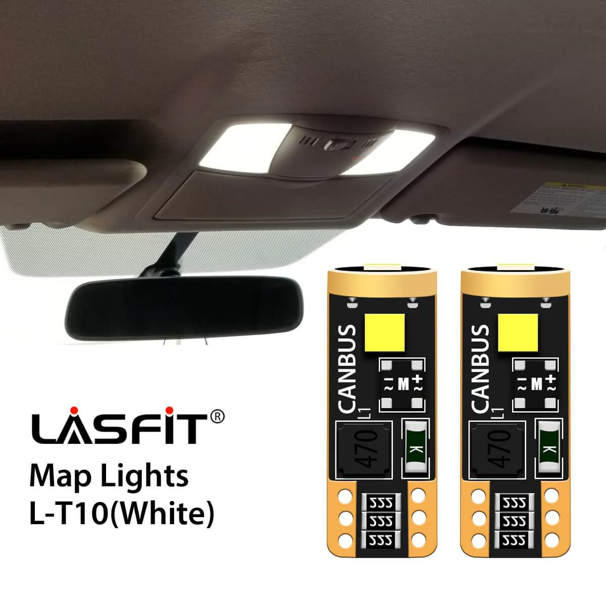 Fit for 2014-2015 Nissan Rogue Select LED Bulbs Upgrade - Image 19