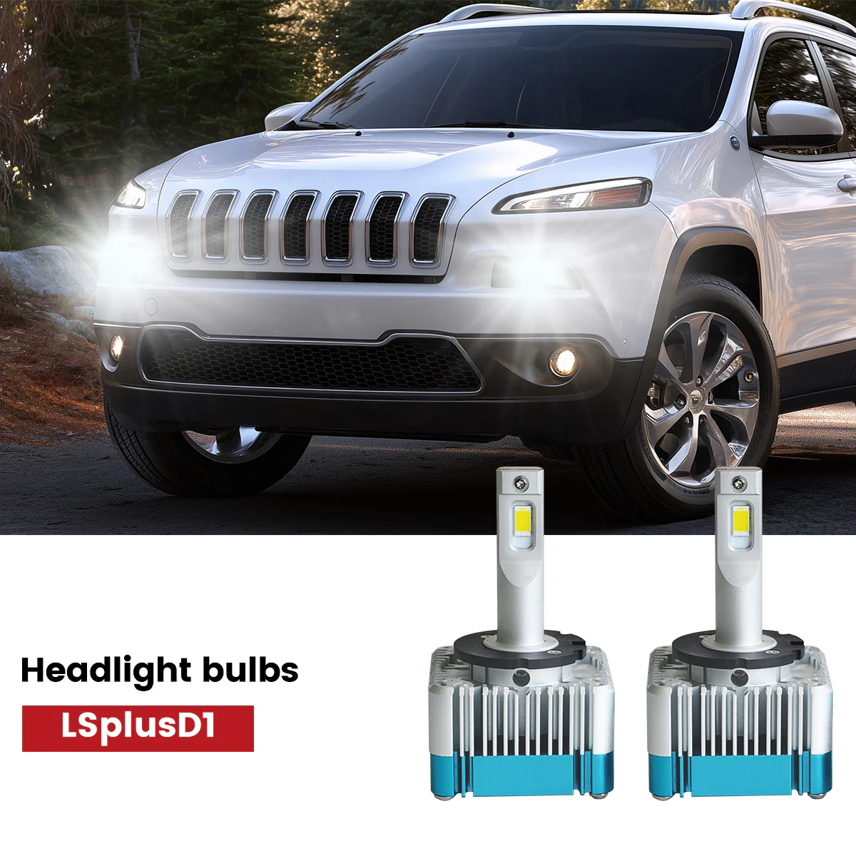 Fit for 2014-2016 Jeep Cherokee The Brightest LED Bulbs Upgrade | Tested and Verified - Image 15