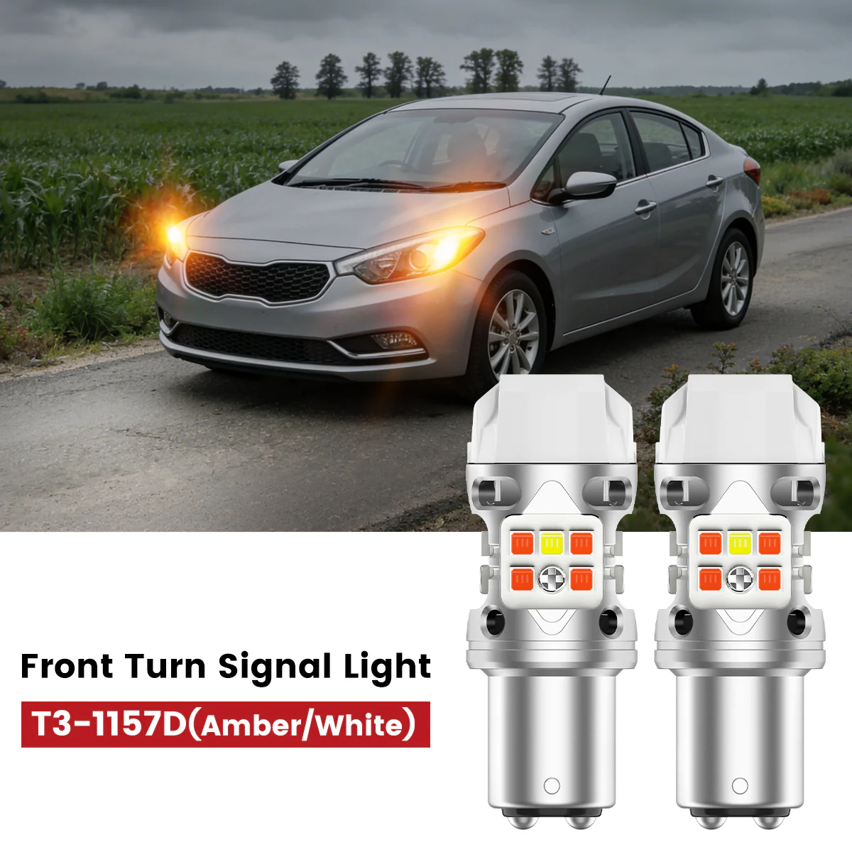 Fit for 2014-2016 Kia Forte The Brightest LED Bulbs Upgrade - Image 27