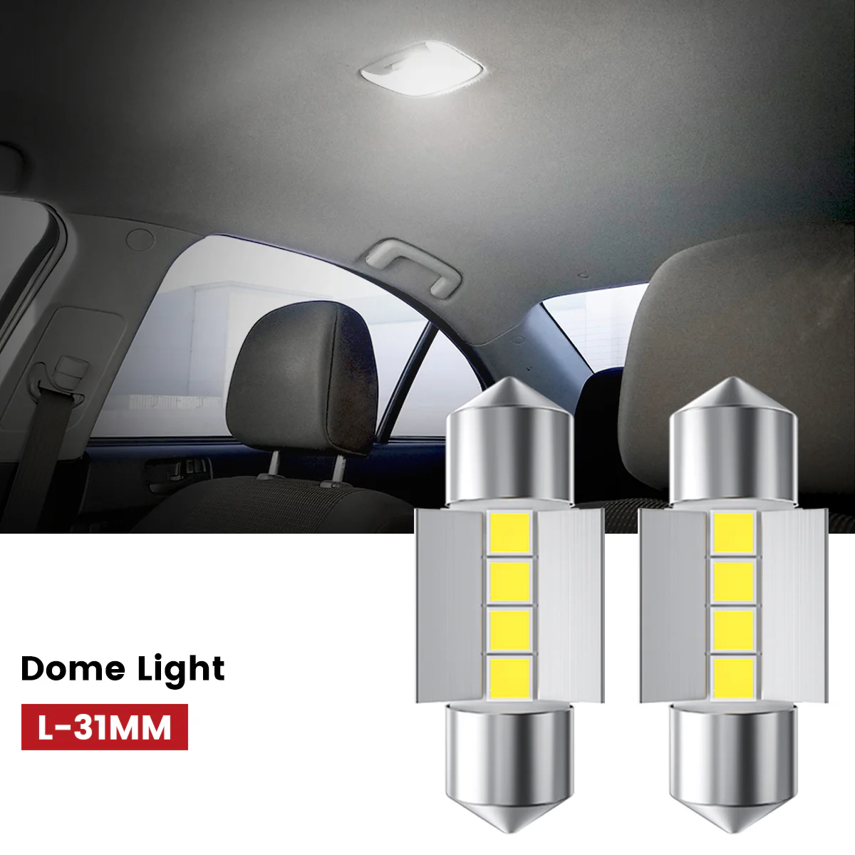 Fit for 2014-2016 Kia Forte The Brightest LED Bulbs Upgrade - Image 55