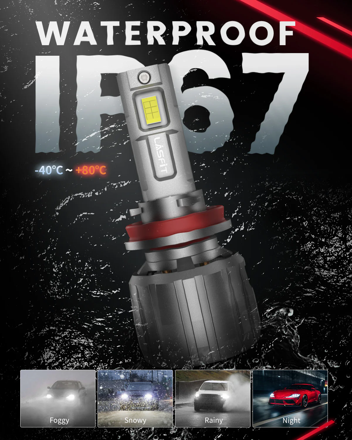 Fit for 2014-2016 Kia Forte The Brightest LED Bulbs Upgrade - Image 6