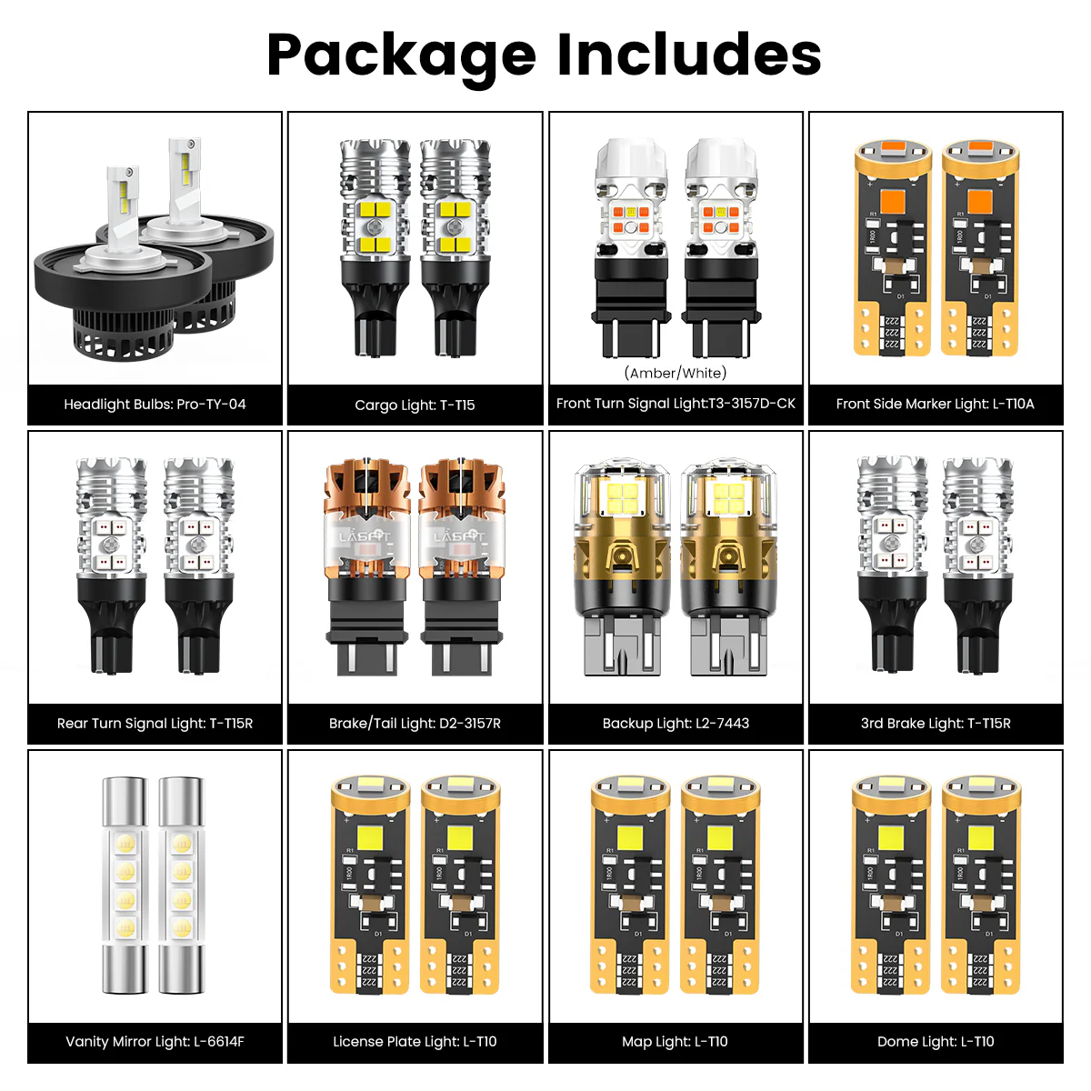 Custom Engineered for 2014-2017 Toyota Tundra LED Bulbs Upgrade - Image 54