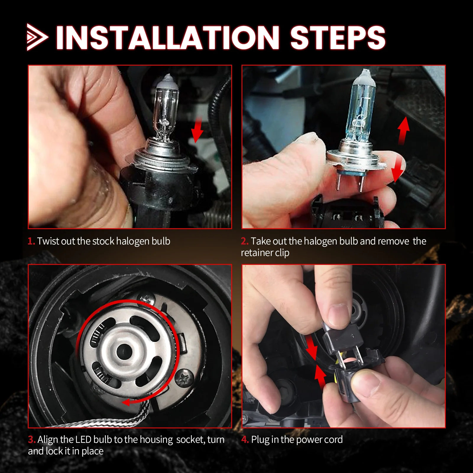 Fit for 2014-2019 Mitsubishi Outlander Custom H7 LED Bulbs Exterior Interior Lights Plug and Play - Image 9