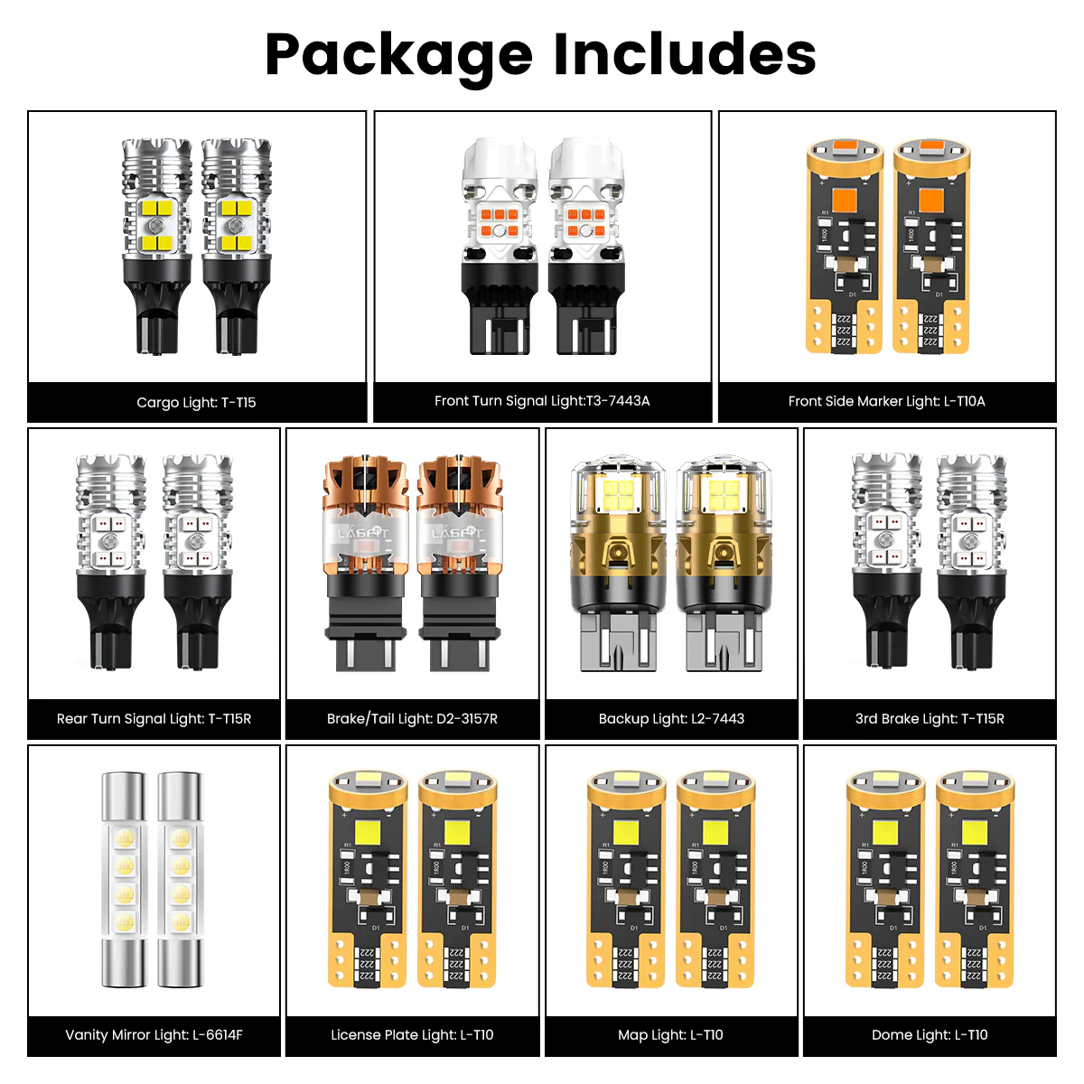 Custom Engineered for 2018-2021 Toyota Tundra LED Bulbs Upgrade | Tested and Verified - Image 66