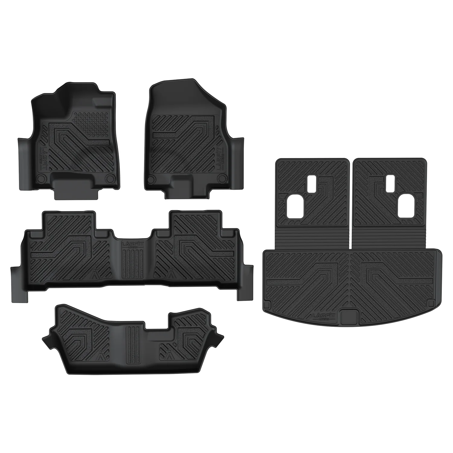 Fit for 2014-2020 Acura MDX Floor Mats & Seatback & Cargo Mat, Fit 7-seater and Gasoline Only
