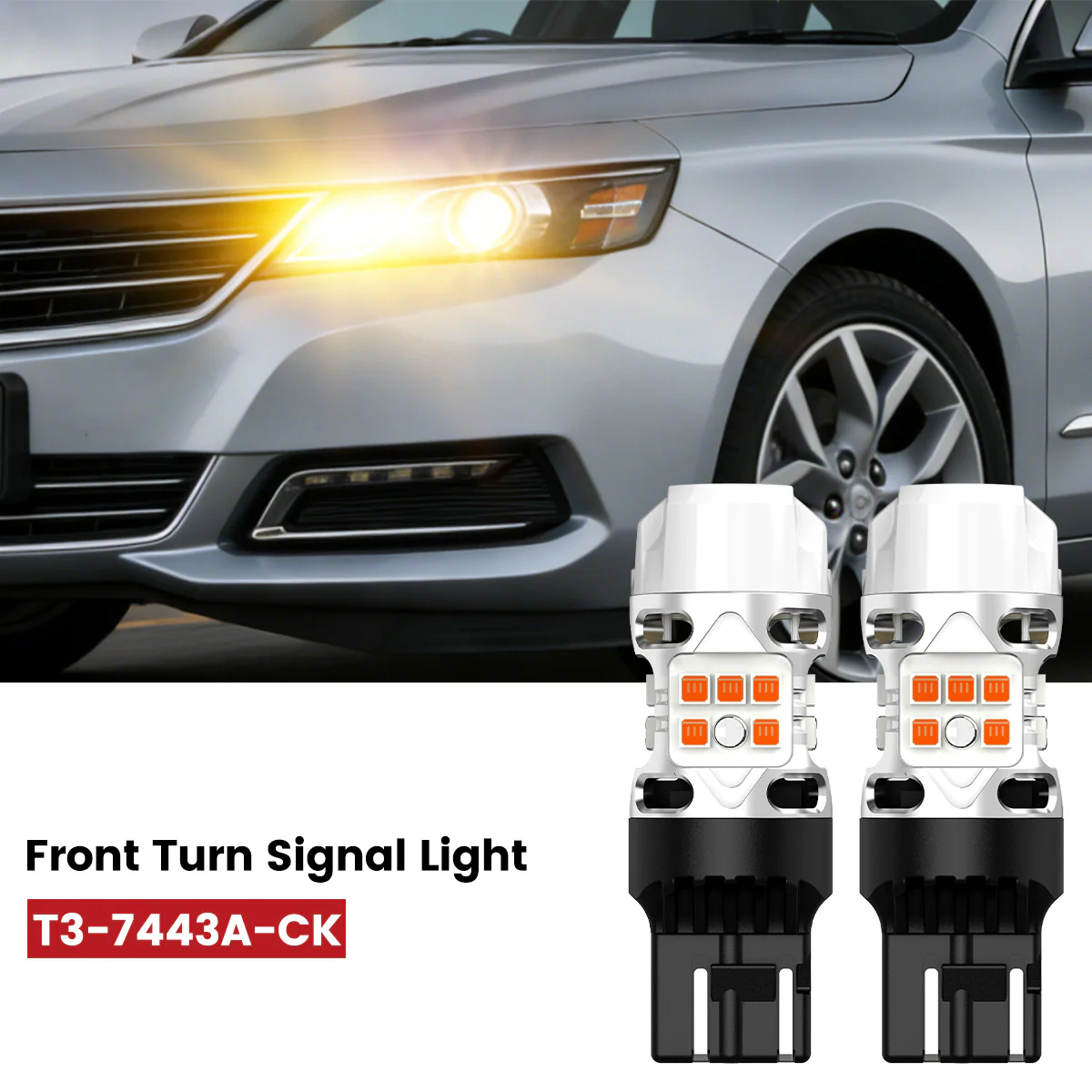 Fit for 2014-2020 Chevrolet Impala The Brightest LED Bulbs Upgrade - Image 24