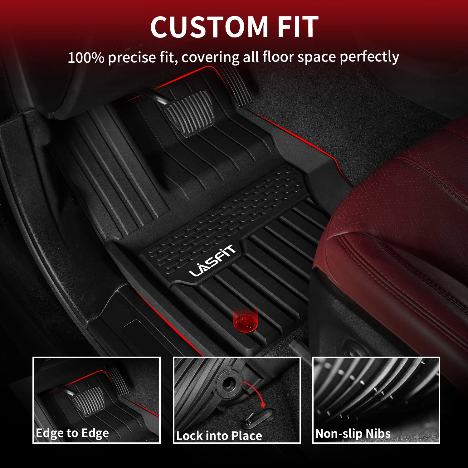 Fit for 2014-2022 Land Rover Range Rover Sport Floor Mats - Image 2
