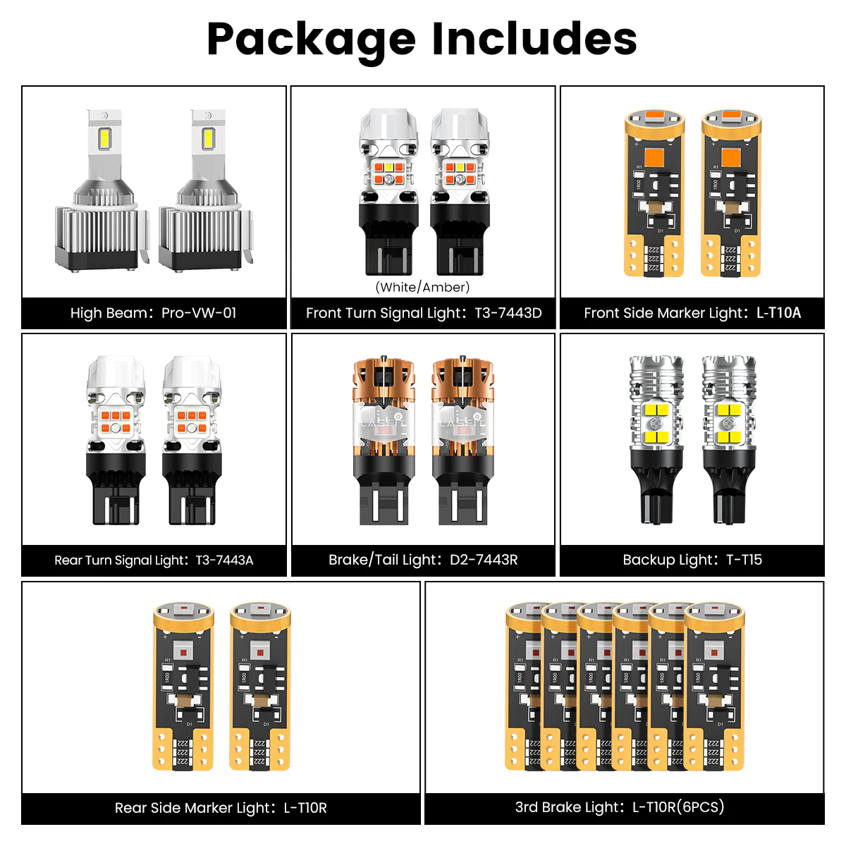 Fit for 2014-2022 Ram ProMaster 1500/2500/3500 The Brightest LED Bulbs Upgrade - Image 3