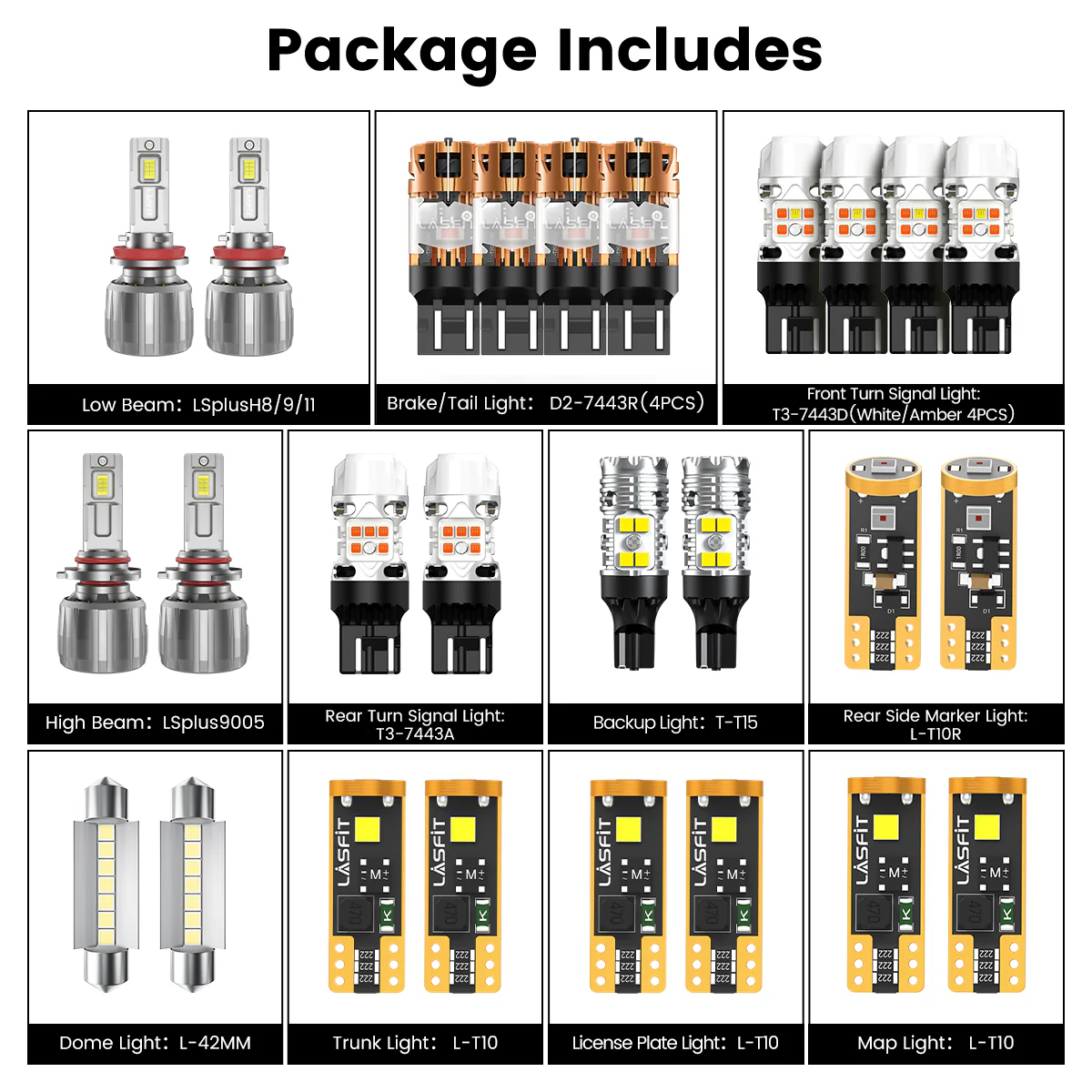 Fit for 2015-2016 Chevrolet Trax The Brightest LED Bulbs Upgrade - Image 6