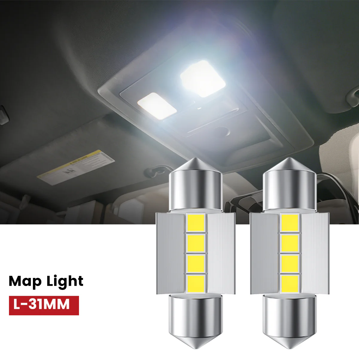 Fit for 2015-2017 Subaru Outback The Brightest LED Bulbs Upgrade - Image 47