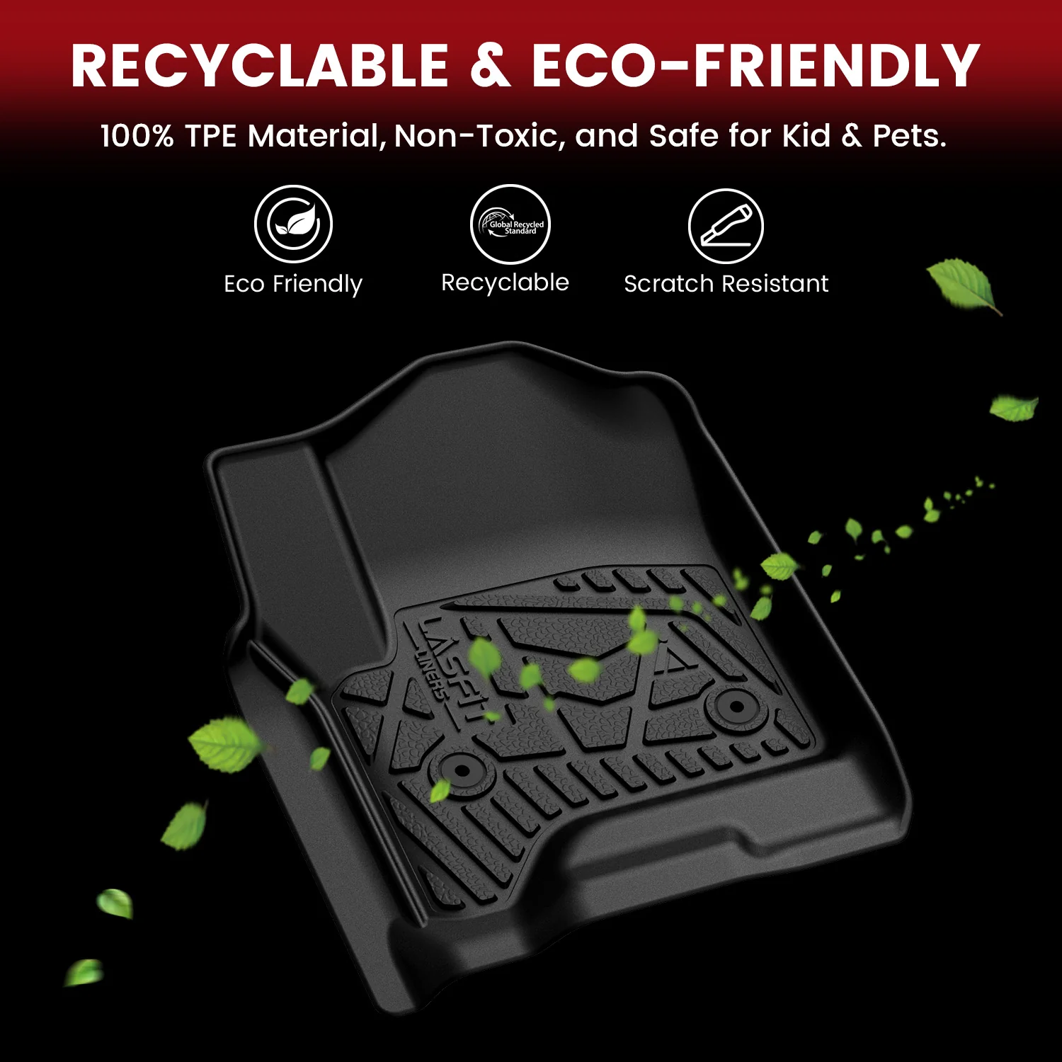 Fit for 2014-2018 GMC Sierra 1500 Floor Mats, Fit Carpet Floor & Without 4*4 Shifter Only - Image 35