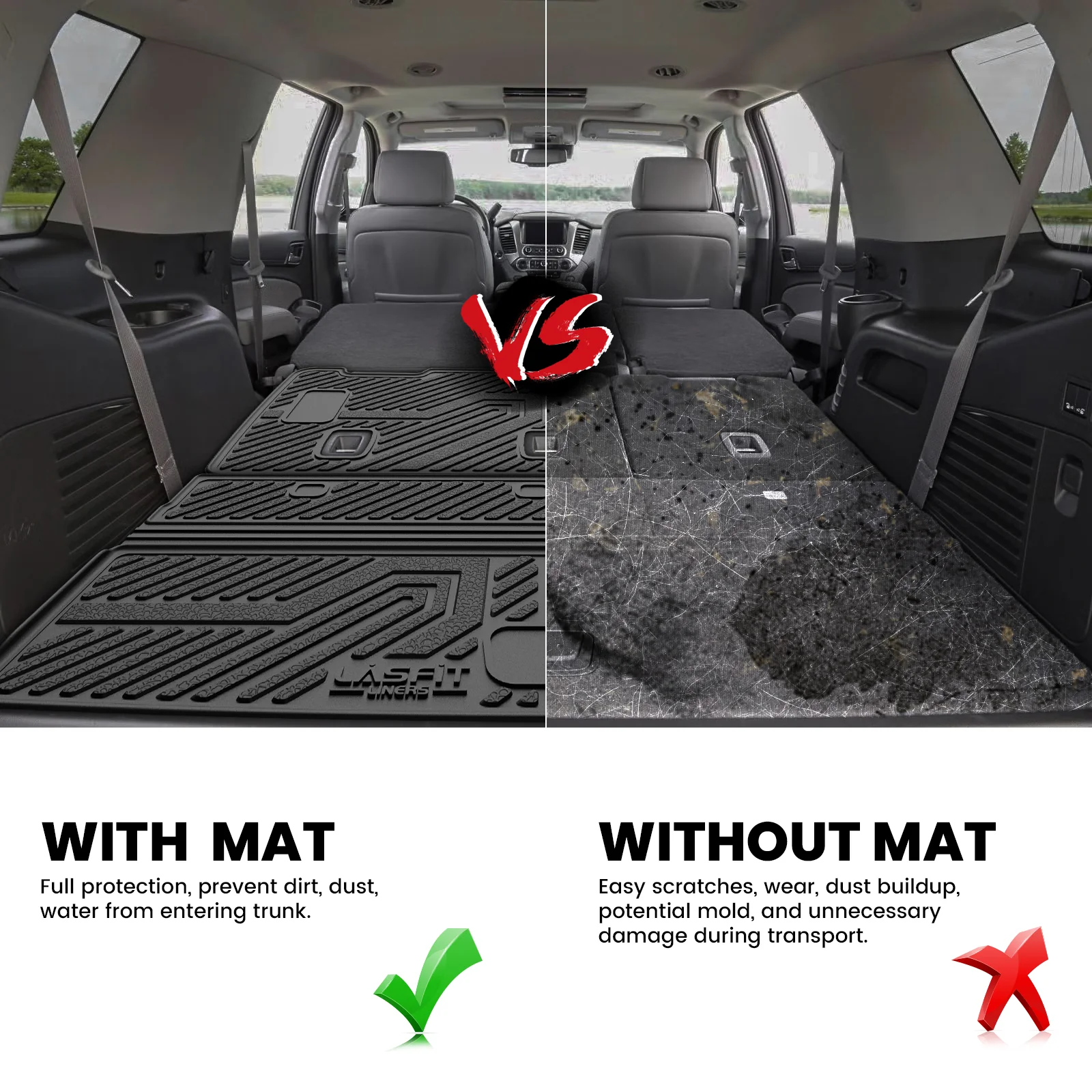 Fit for 2015-2020 Cadillac Escalade Custom Seatback & Cargo Mat Only - Image 6