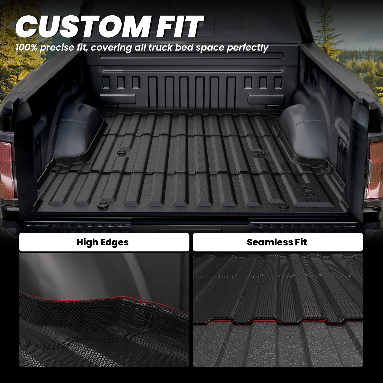 Fit for 2015-2020 Ford F-150 Truck Bed Mat or Tailgate Mat, Not Fit Drop-in Liners - Image 12