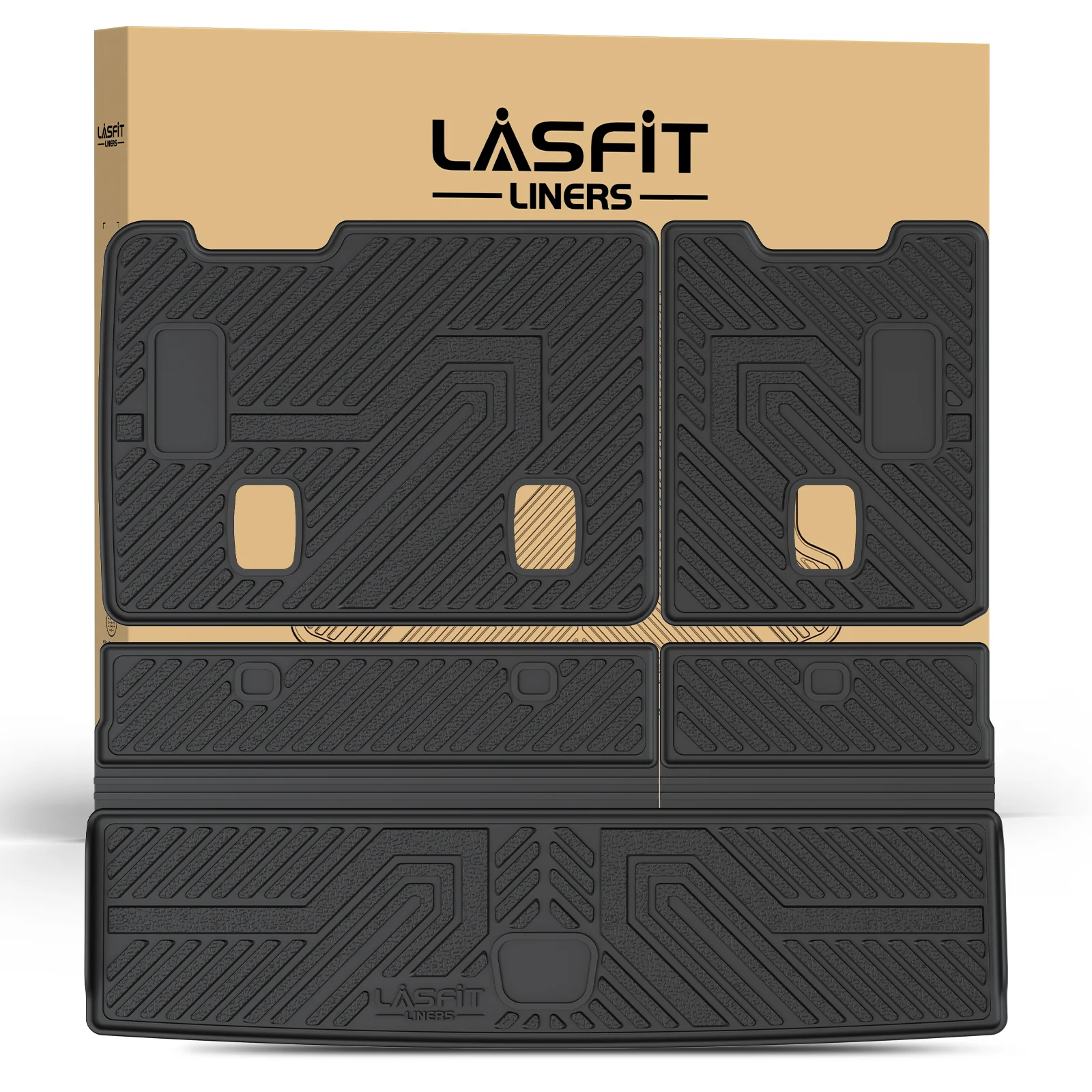Fit for 2015-2020 GMC Yukon Floor Mats & Seatback & Cargo Mat - Image 20