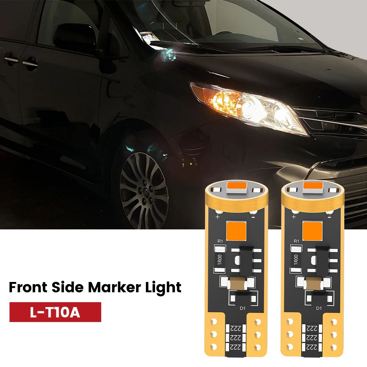 Fit for 2015-2020 Toyota Sienna The Brightest LED Bulbs Upgrade | Tested and Verified - Image 47
