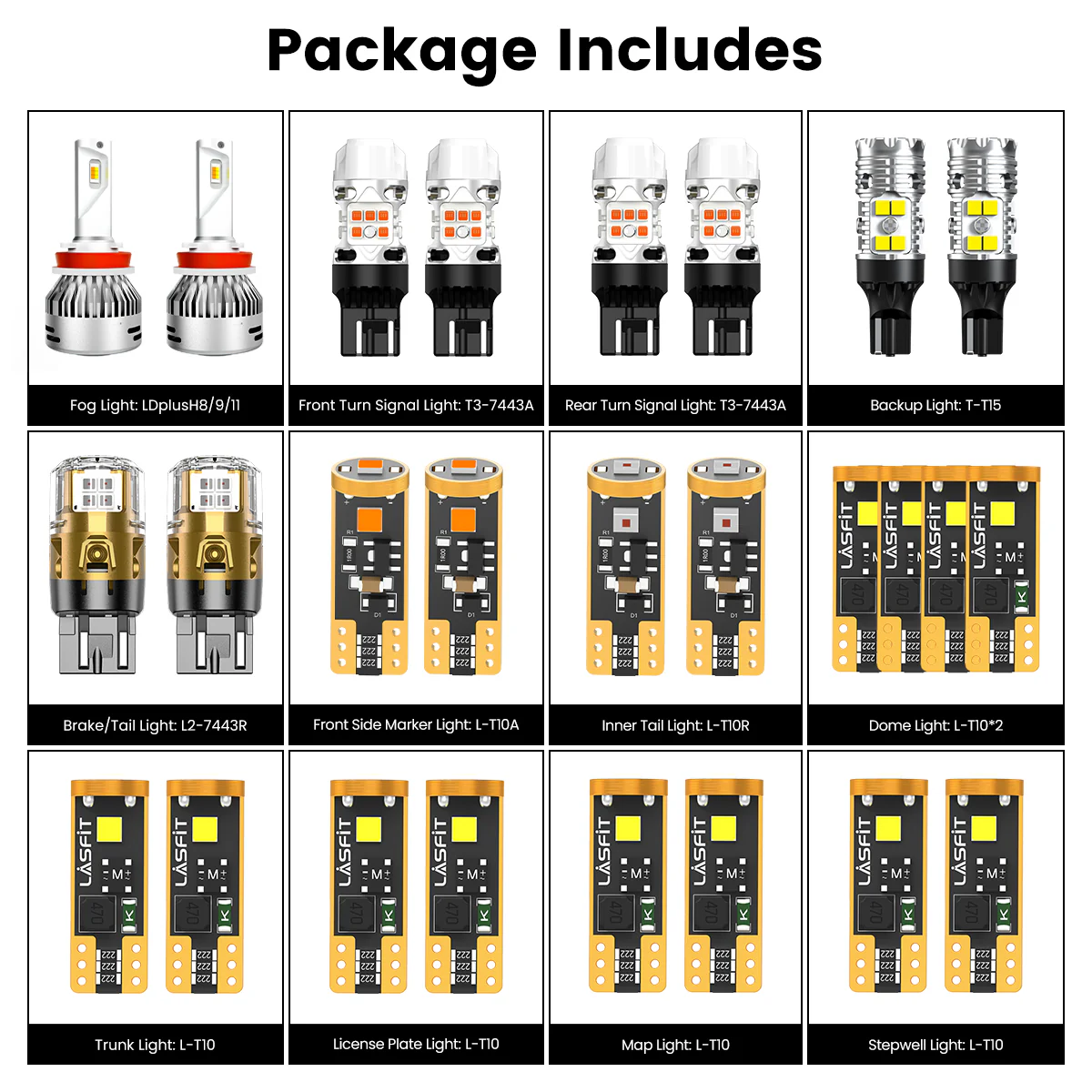 Fit for 2015-2020 Toyota Sienna The Brightest LED Bulbs Upgrade | Tested and Verified - Image 9