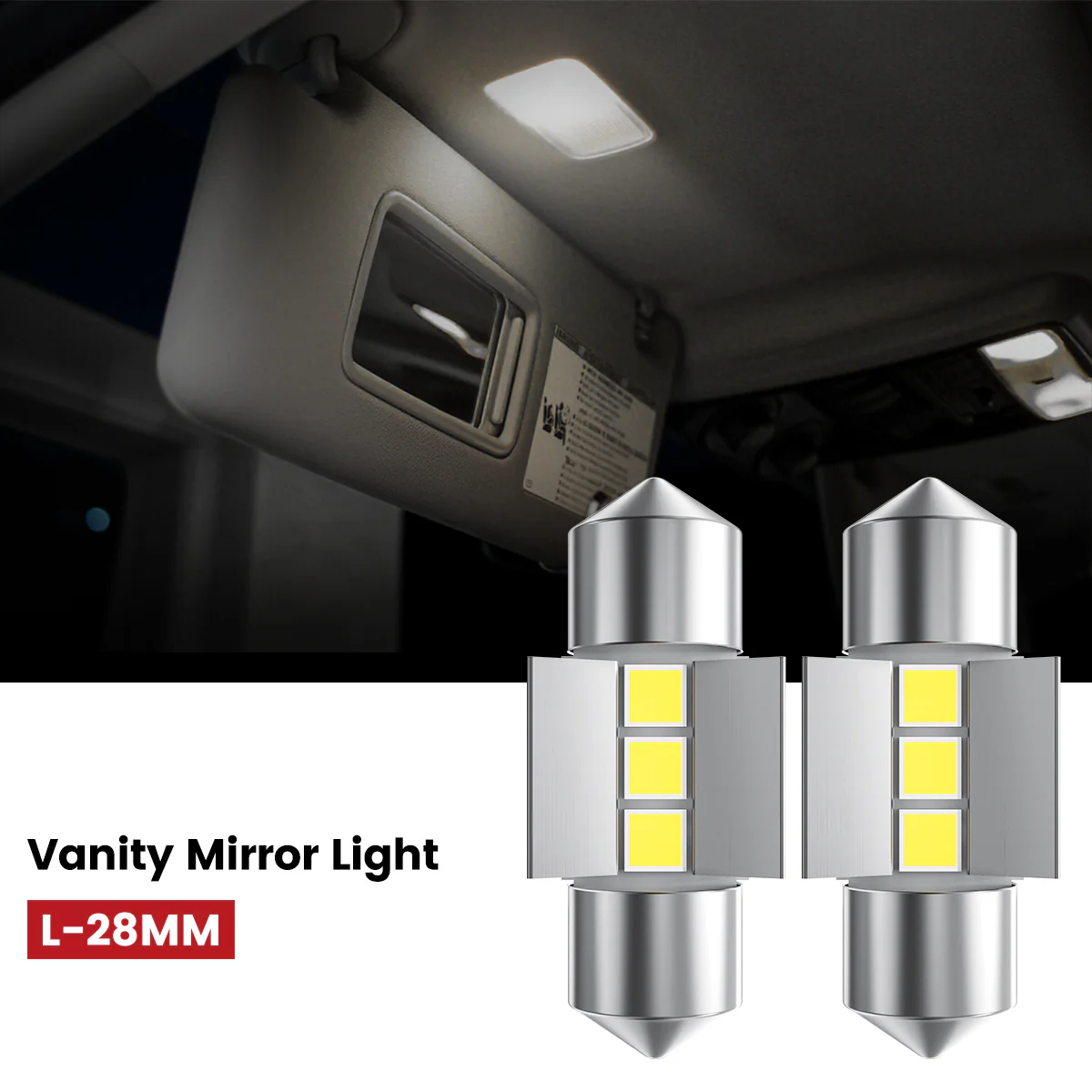 Fit for 2015-2022 GMC Canyon The Brightest LED Bulbs Upgrade | Tested and Verified - Image 57