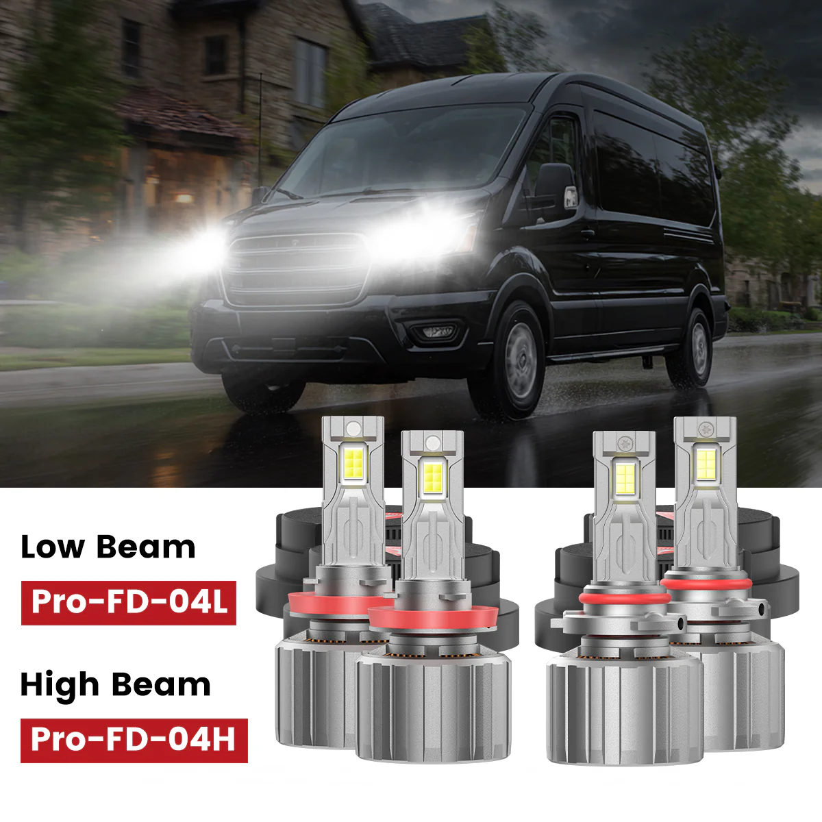 Custom Engineered for 2015-2025 Ford Transit-150/250/350 LED Bulbs Upgrade | Tested and Verified - Image 45