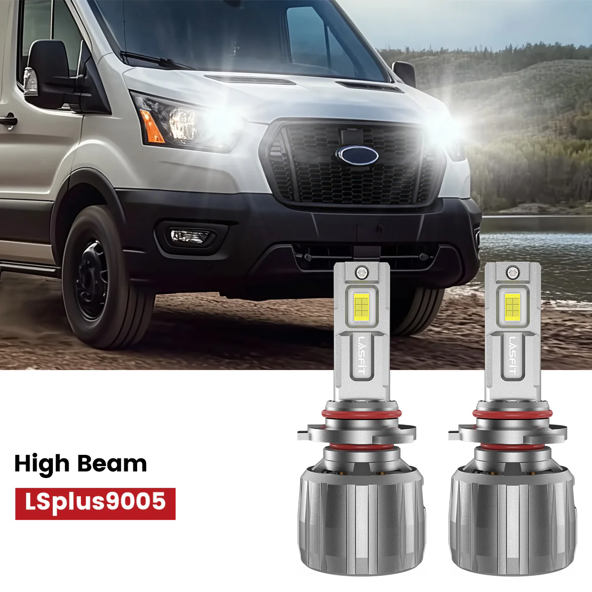 Fit for 2015-2025 Ford Transit-150/250/350 The Brightest LED Bulbs Upgrade | Tested and Verified - Image 22