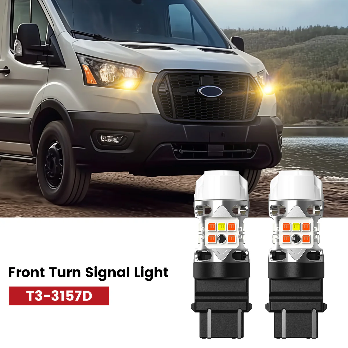 Custom Engineered for 2015-2025 Ford Transit-150/250/350 LED Bulbs Upgrade | Tested and Verified - Image 17