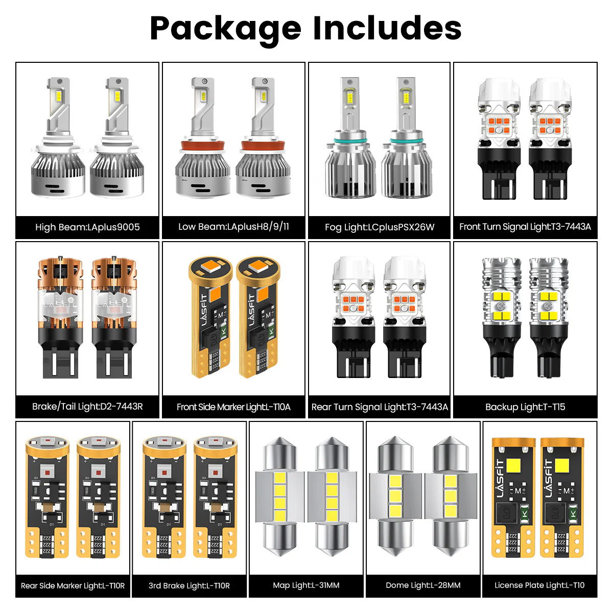 Fit for 2012-2017 Subaru Crosstrek LED Bulbs Upgrade - Image 6