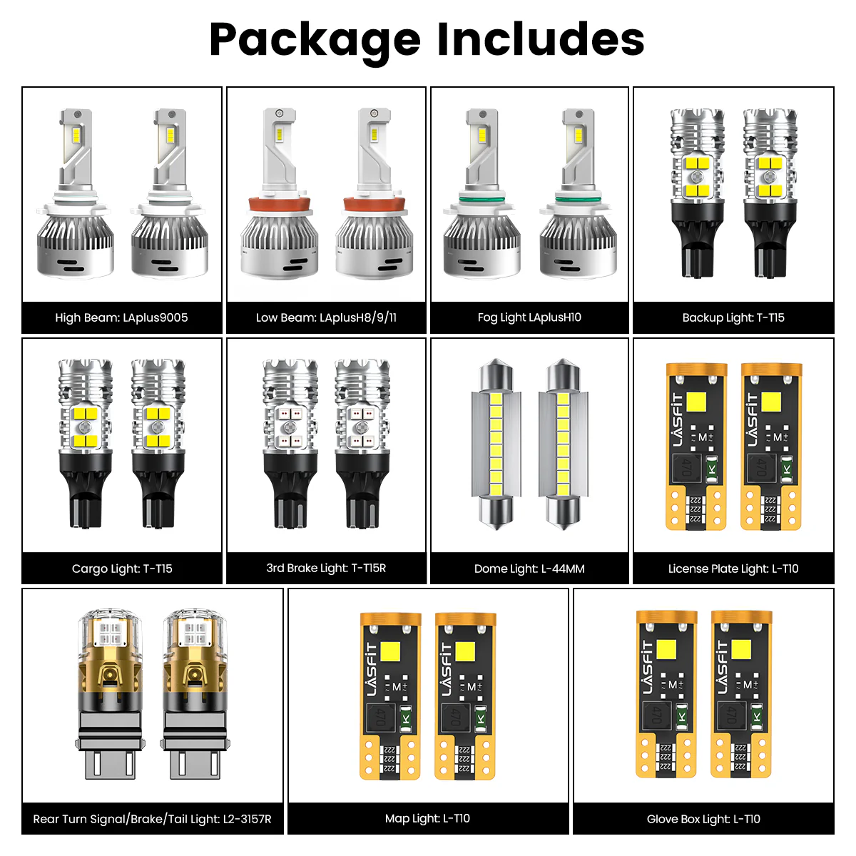 Fit for 2016-2018 Ram HD 2500/3500 LED Bulbs Upgrade | Tested and Verified - Image 3