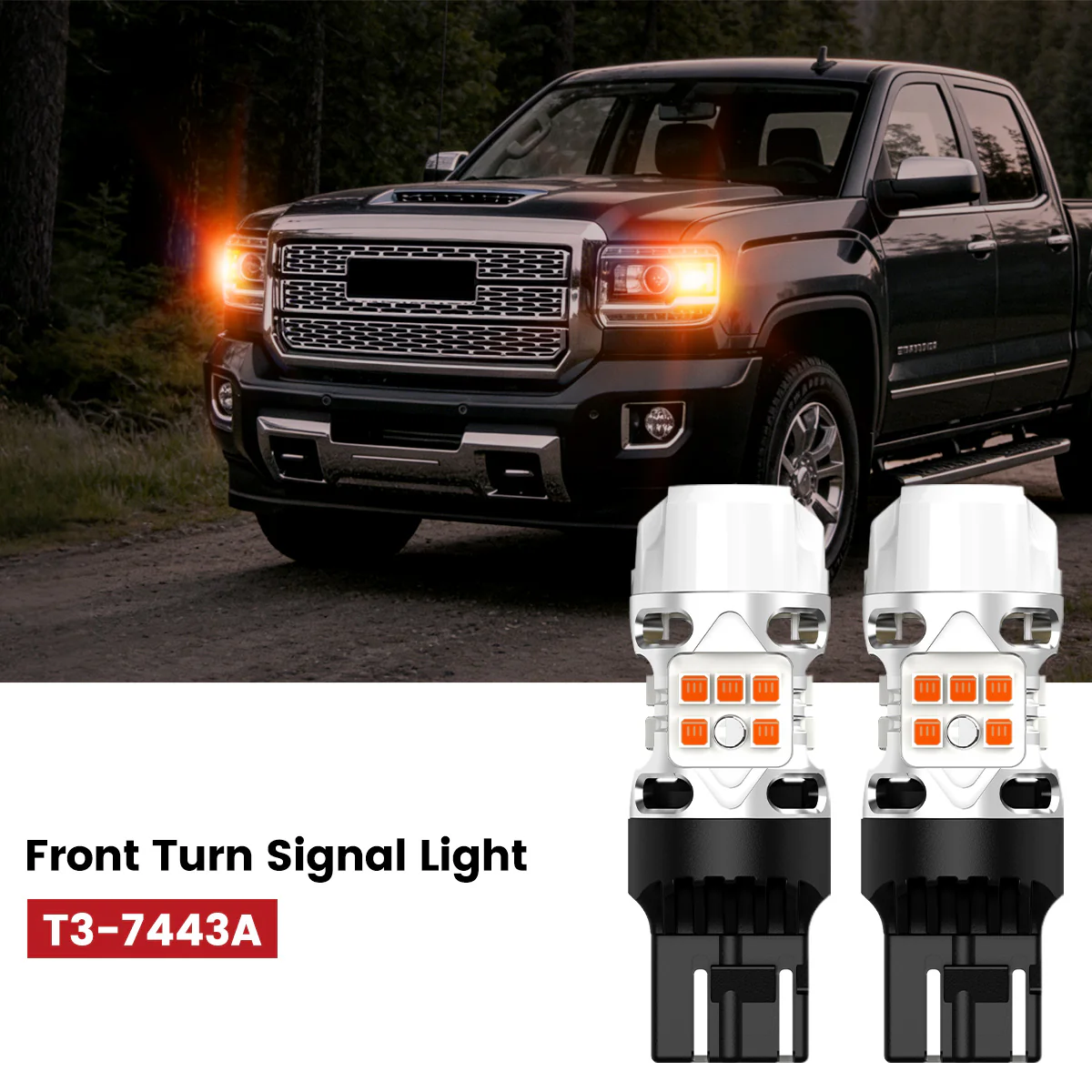 Fit for 2016-2019 GMC Sierra 2500HD 3500HD LED Bulbs Upgrade - Image 15