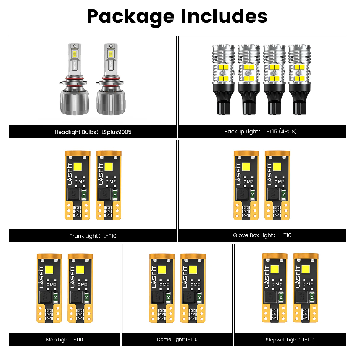 Fit for 2016-2020 Dodge Durango The Brightest LED Bulbs Upgrade | Tested and Verified - Image 44