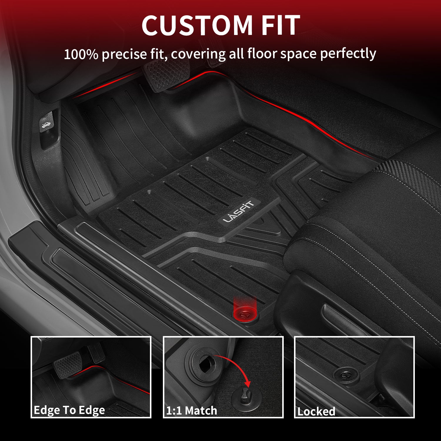 Fit for 2016-2021 Honda Civic Custom Floor Mats or Cargo Mat - Image 14