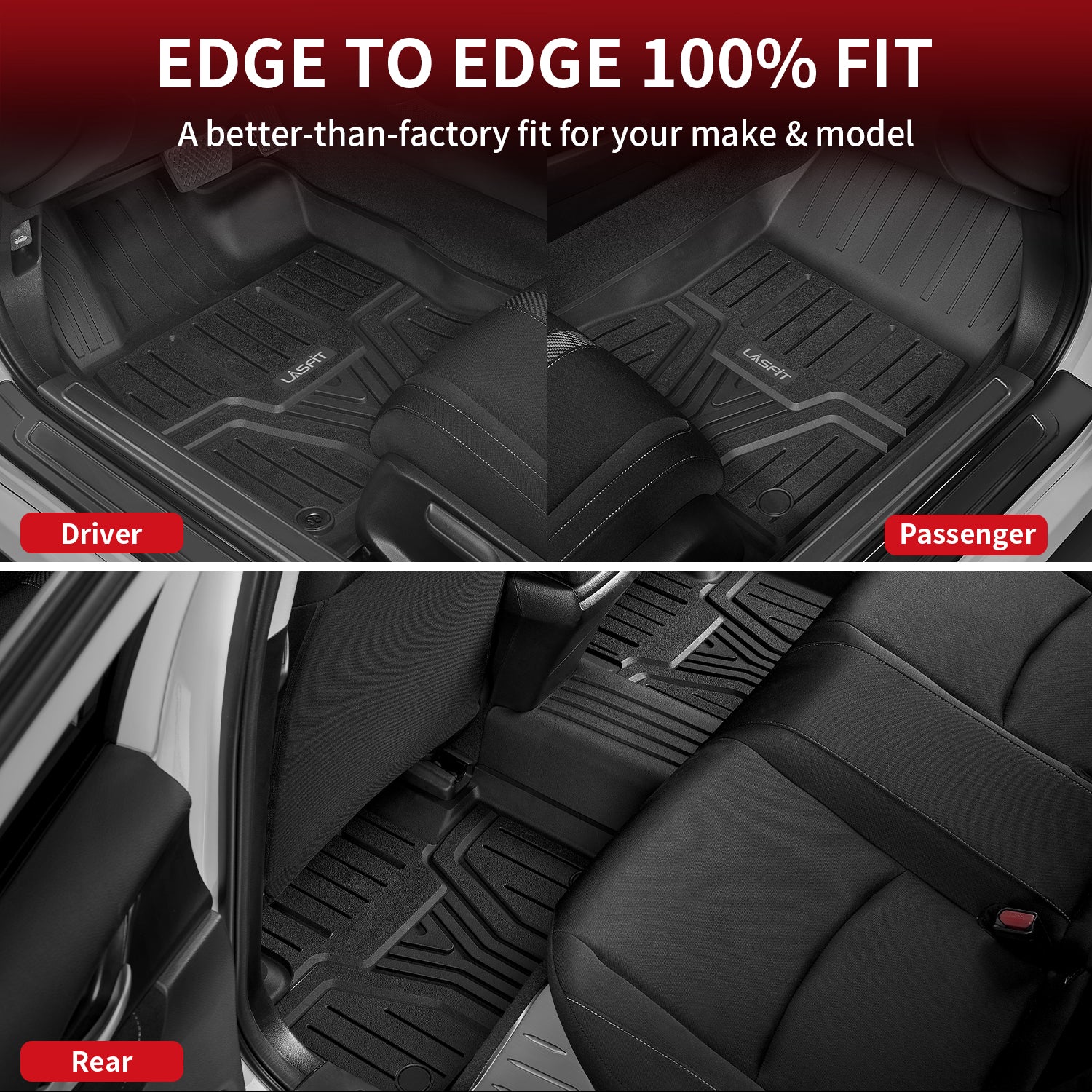 Fit for 2016-2021 Honda Civic Custom Floor Mats or Cargo Mat - Image 15
