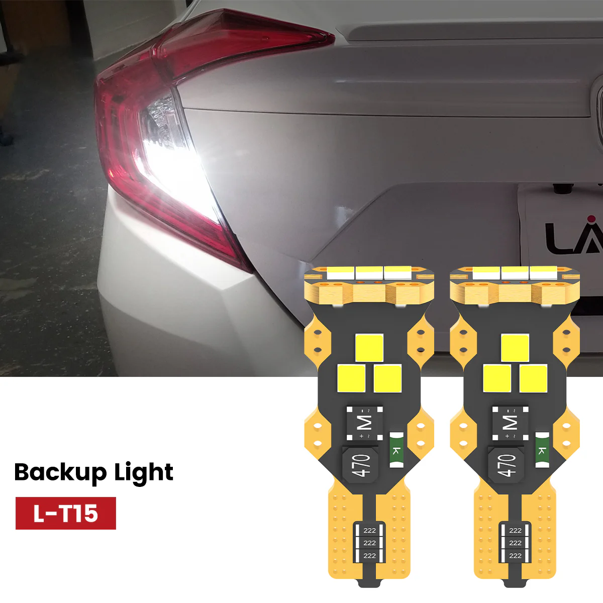 Fit for 2016-2021 Honda Civic Sedan Coupe Hatchback LED Bulbs Upgrade | Tested and Verified - Image 19