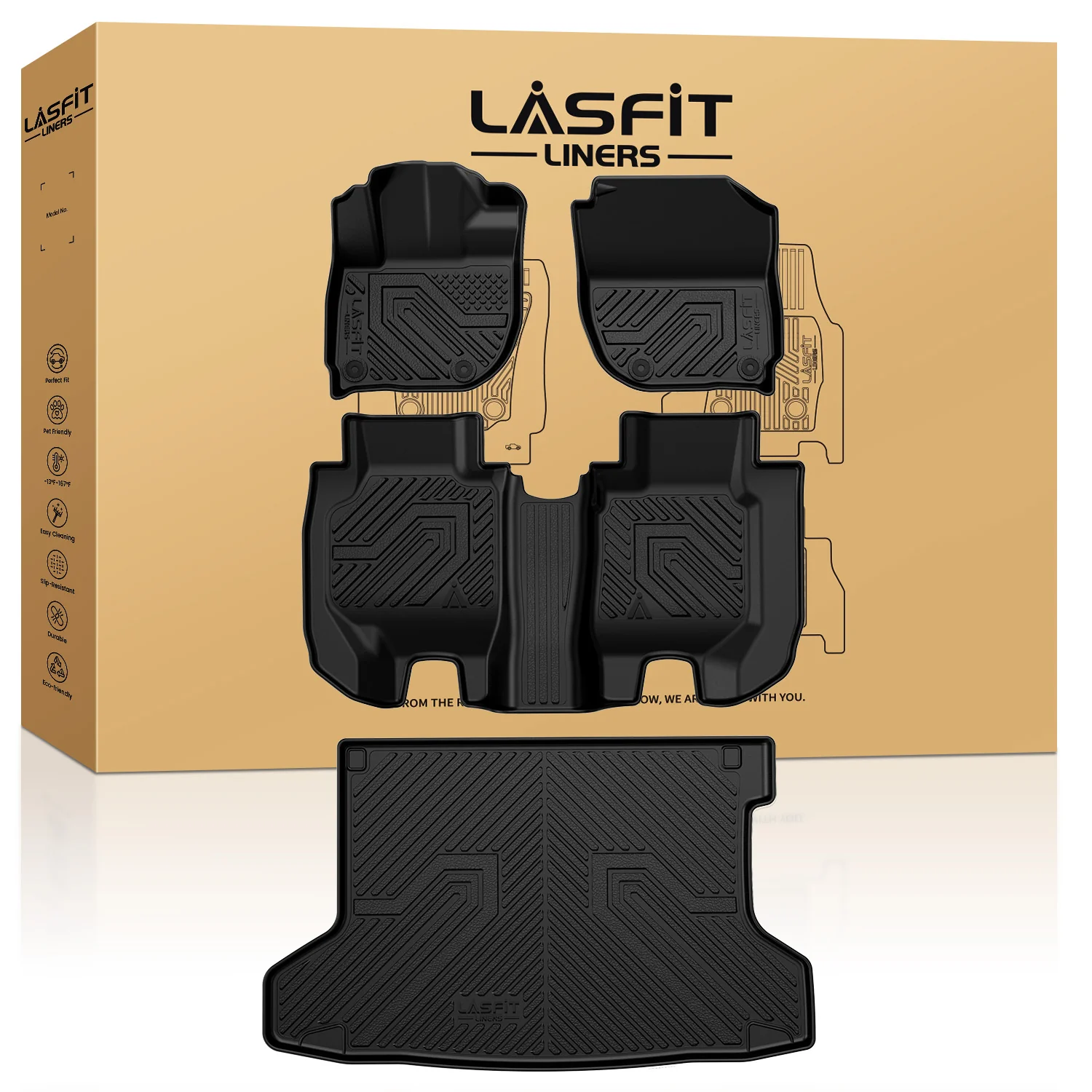 Fit for 2016-2022 Honda HR-V Floor Mats or Cargo Mat - Image 16