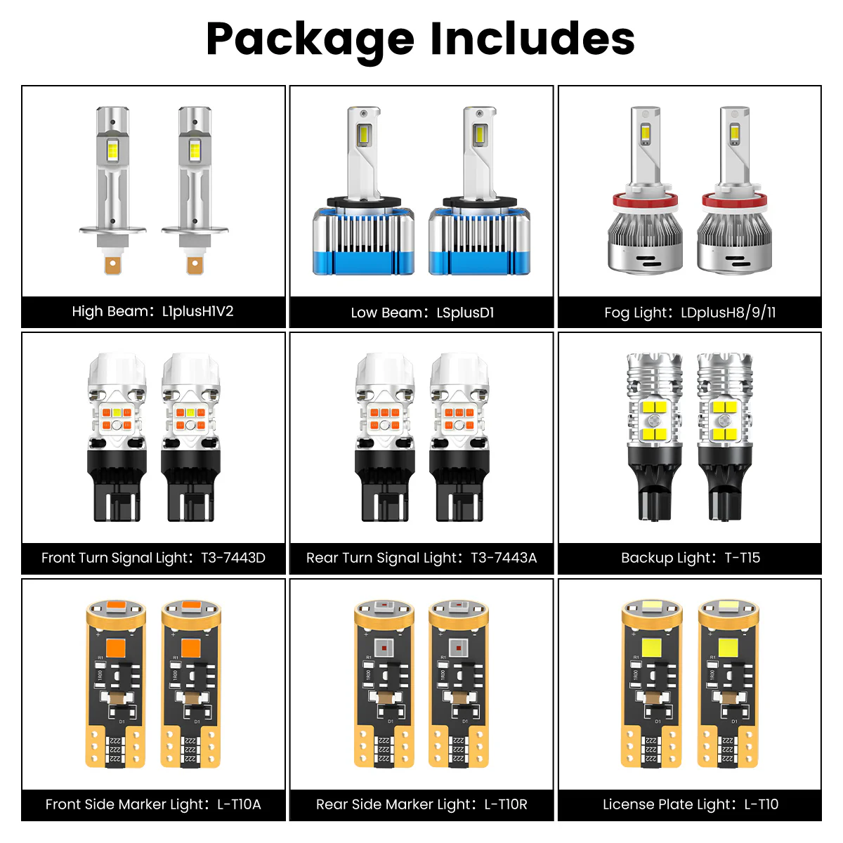 Fit for 2017-2018 Ford Escape The Brightest LED Bulbs Upgrade | Tested and Verified - Image 11