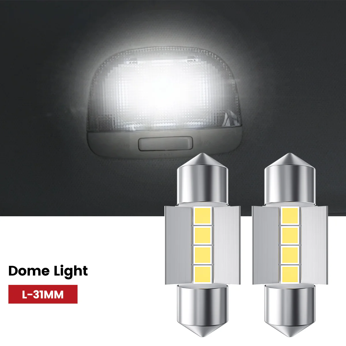 Fit for 2017-2018 Subaru Forester The Brightest LED Bulbs Upgrade - Image 40
