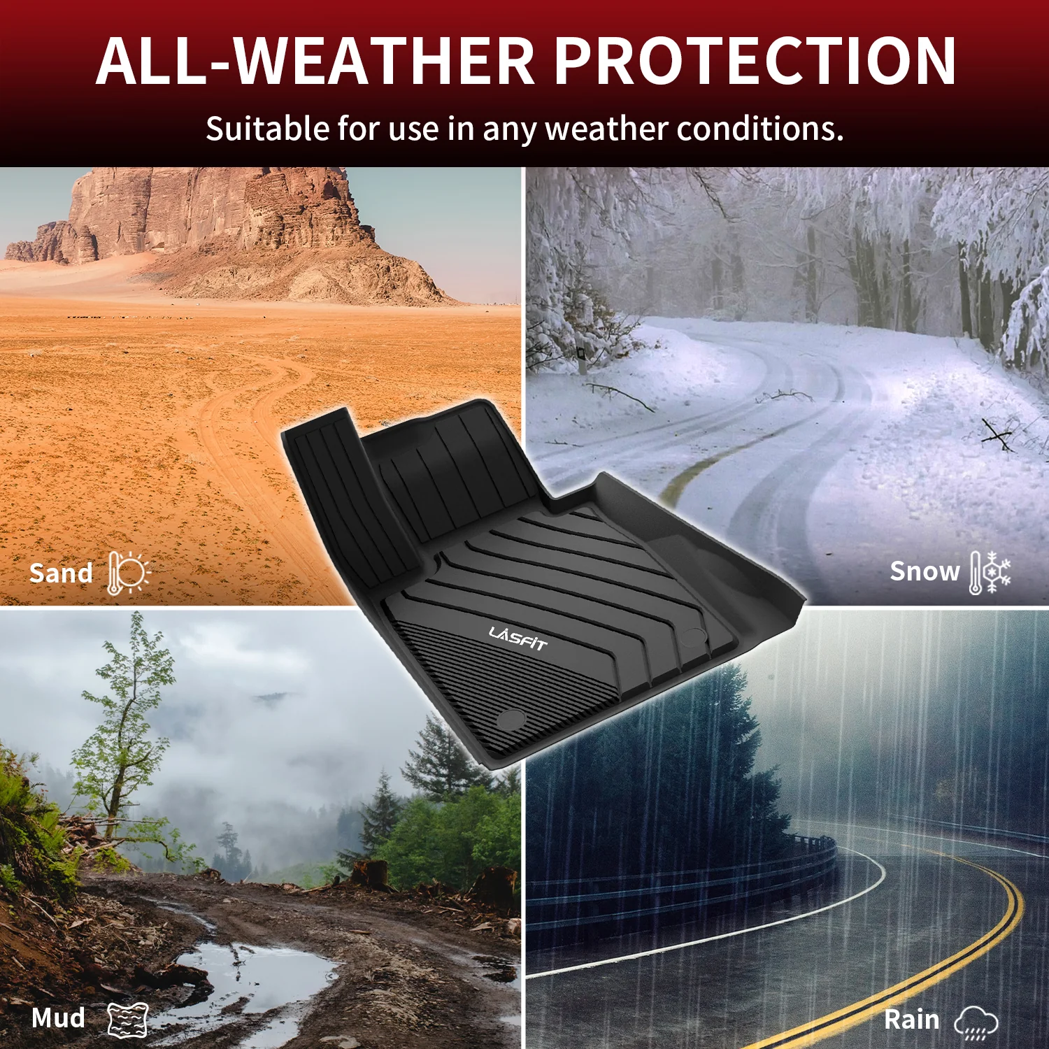 Fit for 2017-2023 BMW 5 Series Floor Mats or Cargo Mat, for 530i 540i 540d m550i, Not Fit GT - Image 15