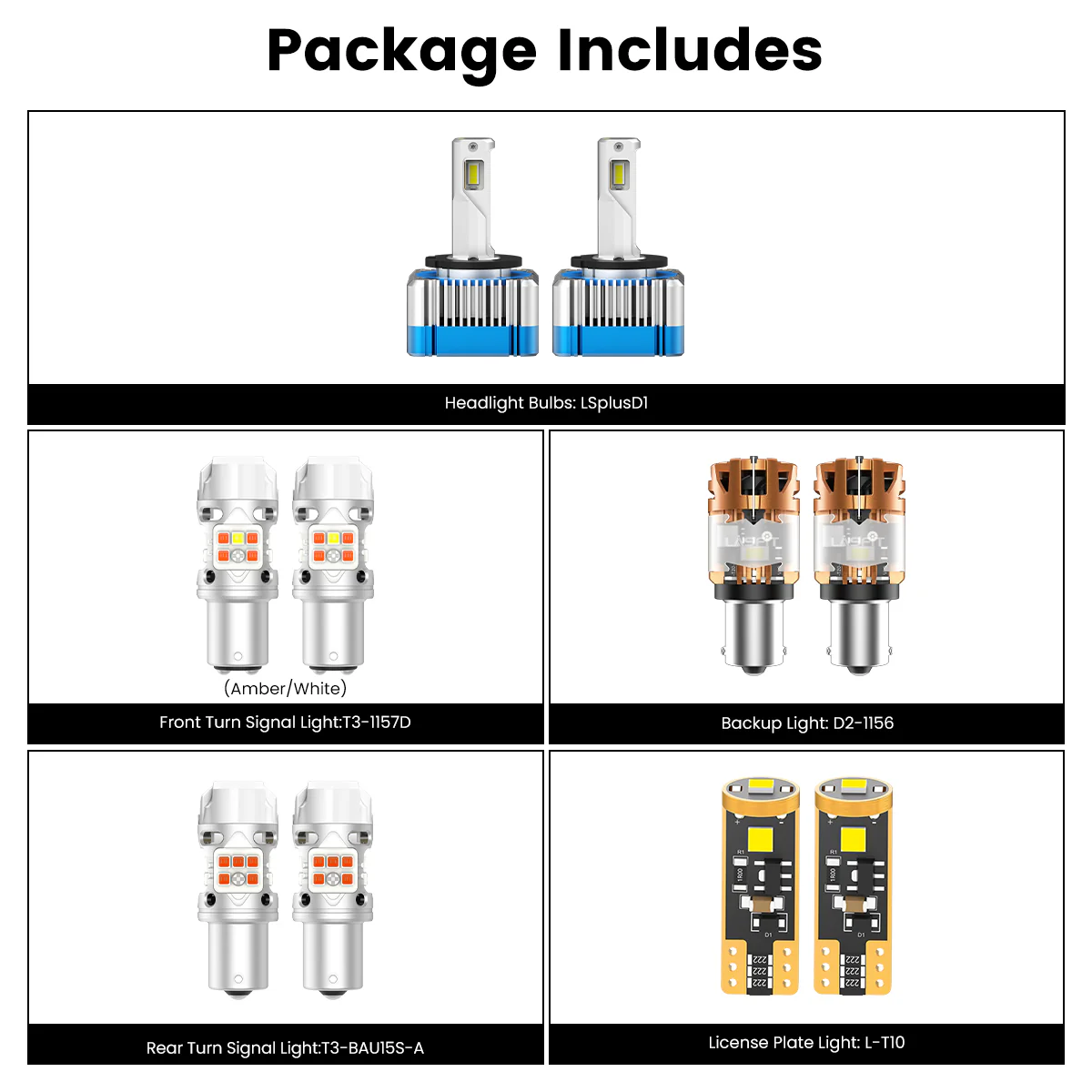 Fit for 2017-2019 Kia Sportage The Brightest LED Bulbs Upgrade - Image 12