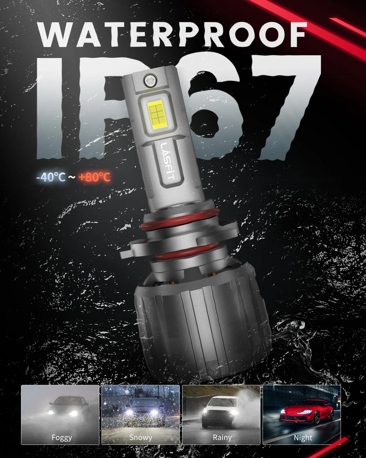 130W 9005 HB3 LS Plus Series | 13,000LM 6000K LED Bulbs - Image 14