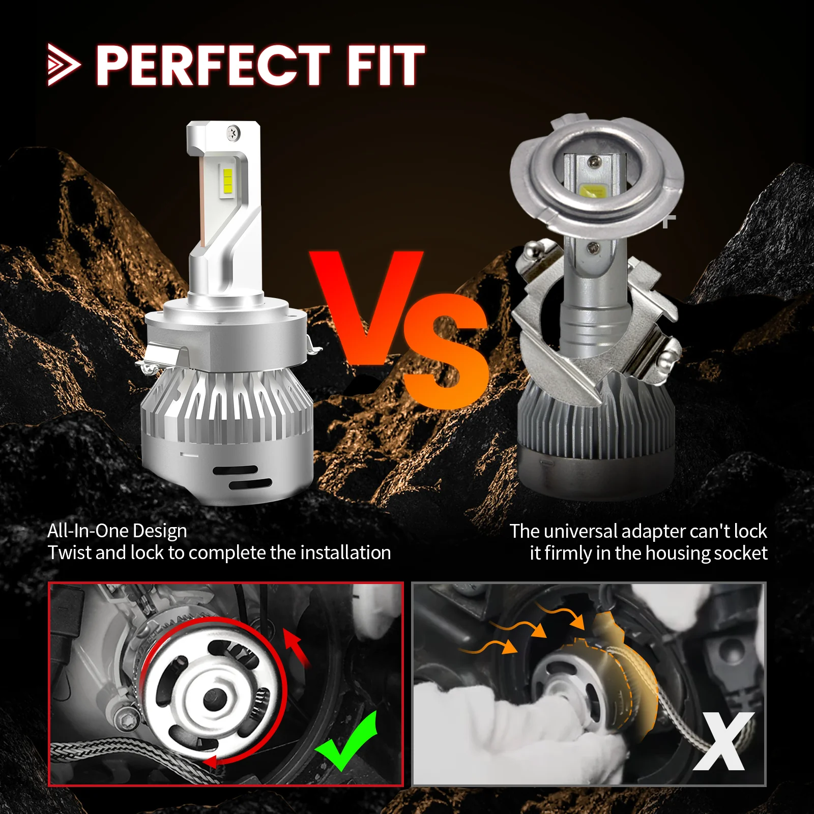 Fit for 2008-2012 Volkswagen CC Custom H7 LED Bulbs Exterior Interior Lights - Image 7