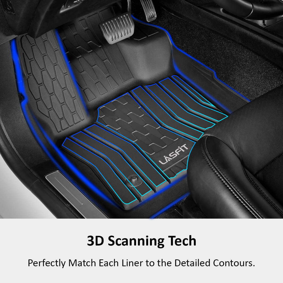 Fit for 2017-2020 Ford Fusion Custom Floor Mats or Cargo Mat, - Image 3