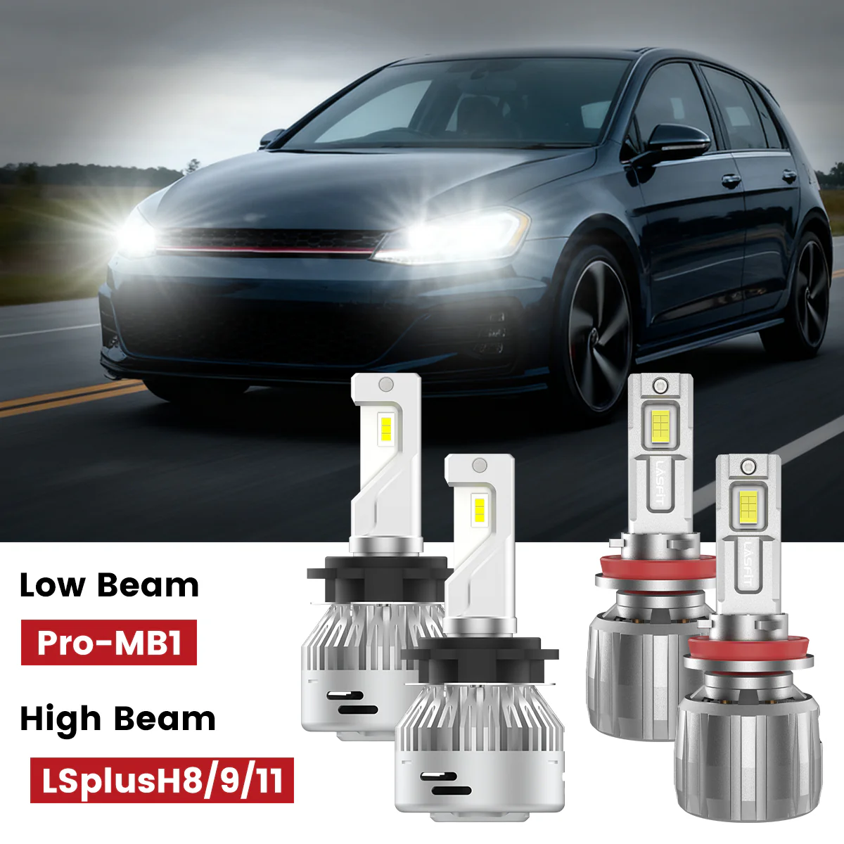 Fit for Volkswagen Golf 2018-2019 & GTI 2018-2020 Custom H7 LED Bulbs Exterior Interior Light Plug n Play - Image 29