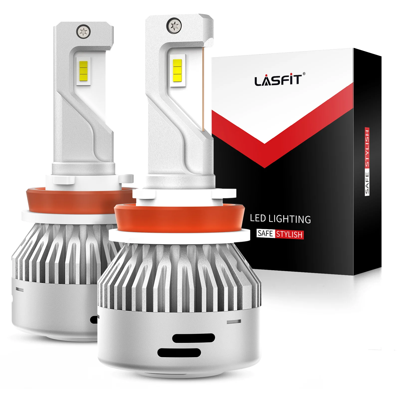 Fit for 2018-2020 Ford Fusion LED Bulbs H11 Exterior Lights - Image 4