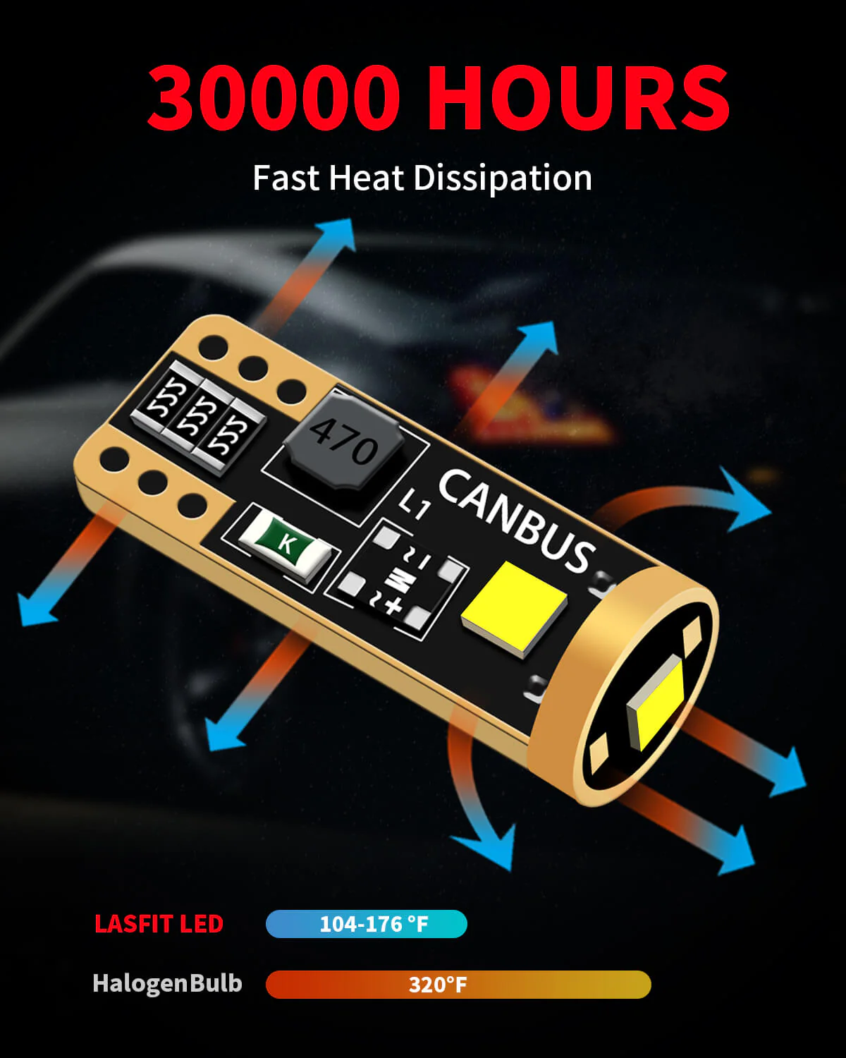 Fit for 2014-2019 Mercedes Benz CLA250 Custom H7 LED Bulbs Exterior Interior Lights Plug n Play - Image 40