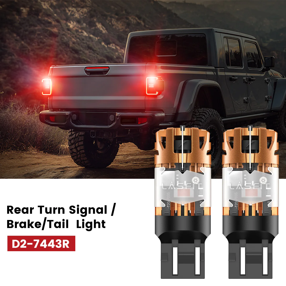 Fit for 2020-2025 Jeep Gladiator The Brightest LED Bulbs Upgrade | Tested and Verified - Image 30