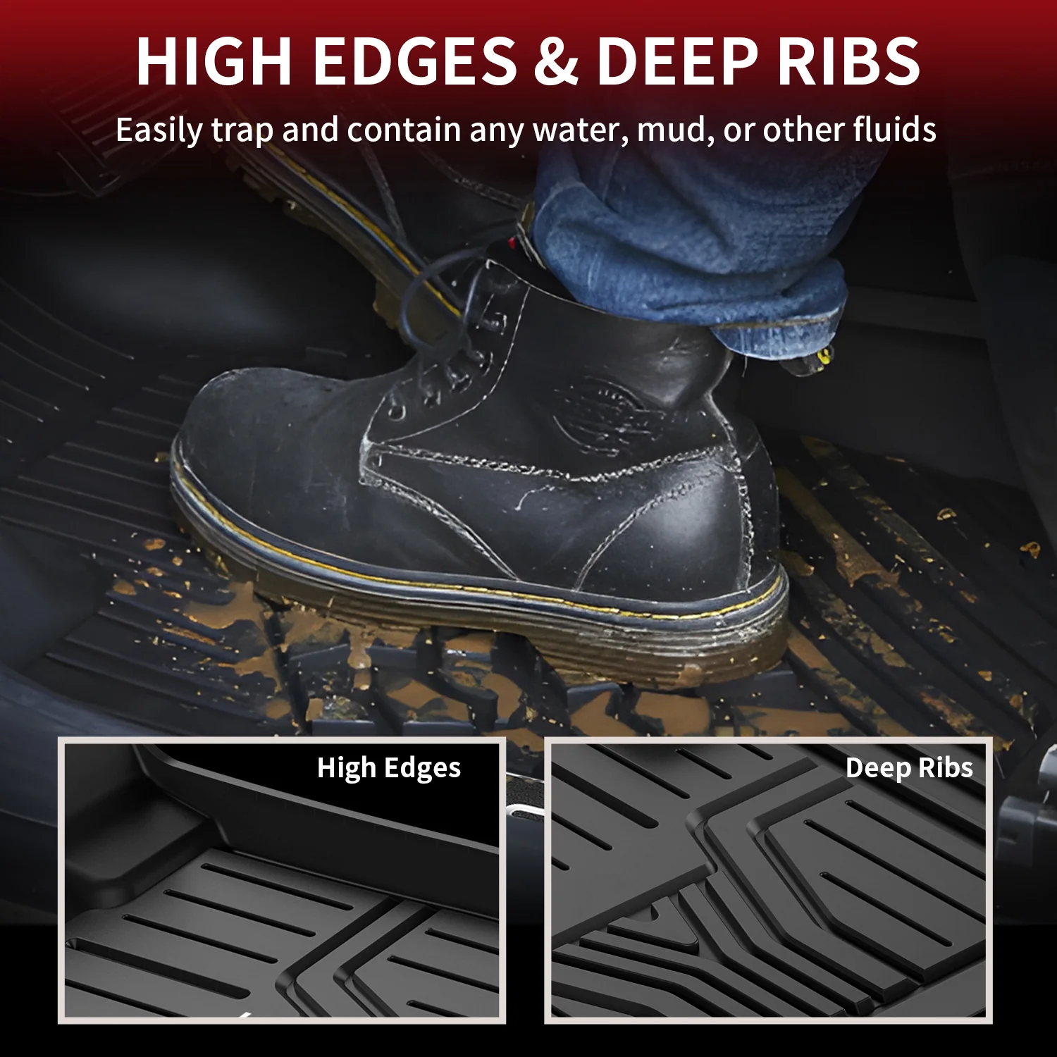 Fit for 2018-2026 Honda Odyssey TPE Custom Floor Mats or Rear Cargo Mat - Image 14