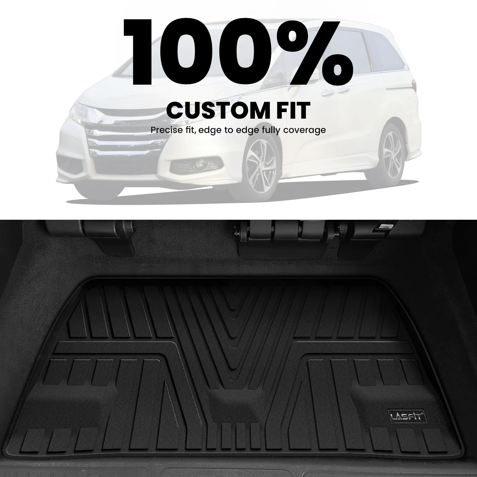 Fit for 2018-2026 Honda Odyssey TPE Custom Floor Mats or Rear Cargo Mat - Image 22