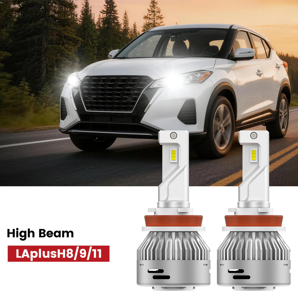 Fit for 2018-2024 Nissan Kicks LED Bulbs Upgrade - Image 24